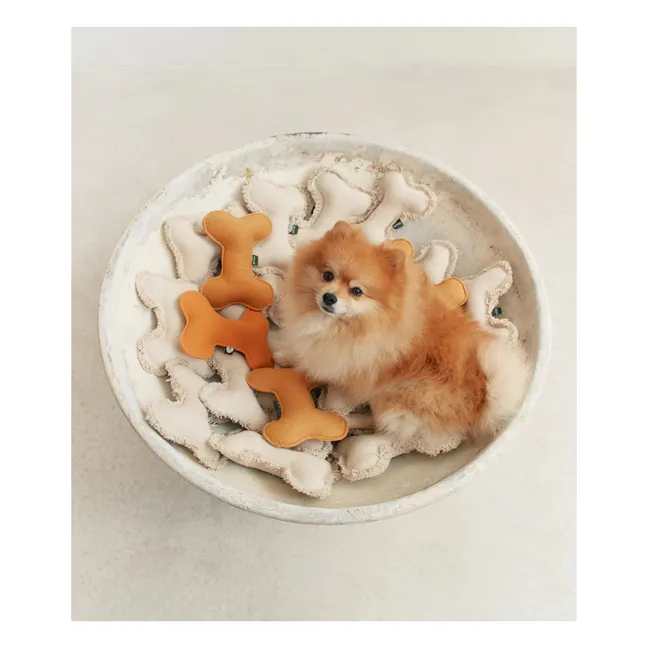 Juguete de hueso para perro | Off-White