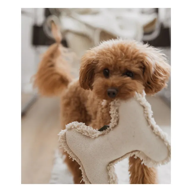 Juguete de hueso para perro | Off-White