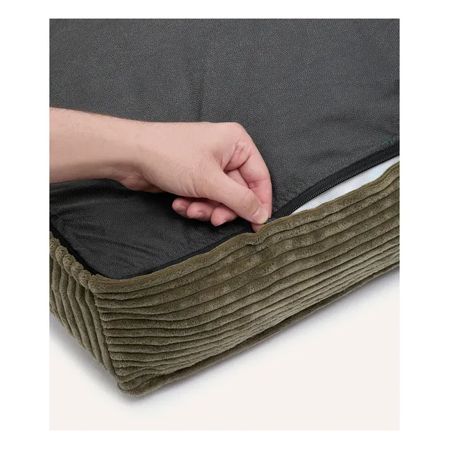 Cuadra corduroy dog mattress | Green