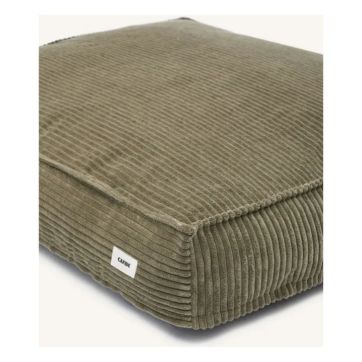 Matelas pour Chien en velours côtelé Cuadra | Vert- Image produit n°2