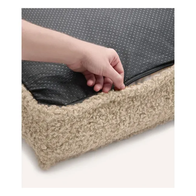 Cuadra Buckwheat Dog Mattress | Beige