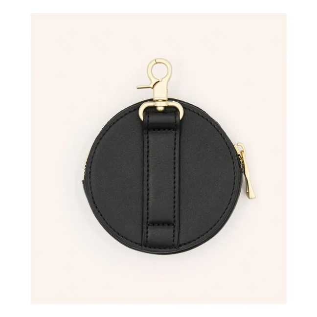 Sac à friandises en cuir vegan | Noir