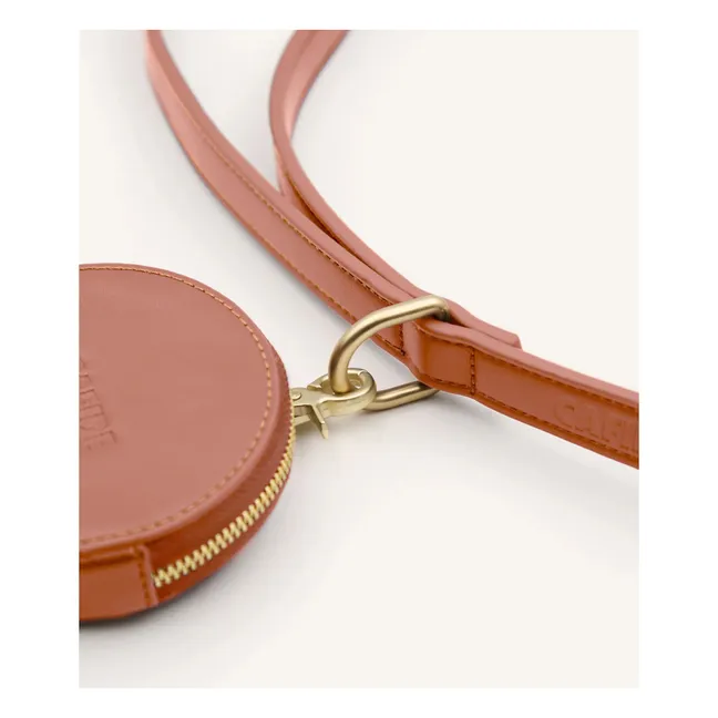 Sac à friandises en cuir vegan | Marron