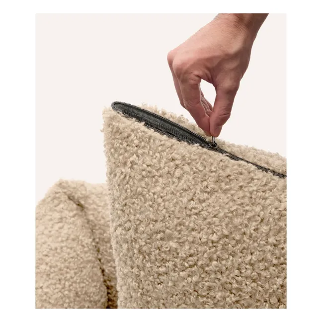 Hundekorb aus Bouclé Snozy | Beige