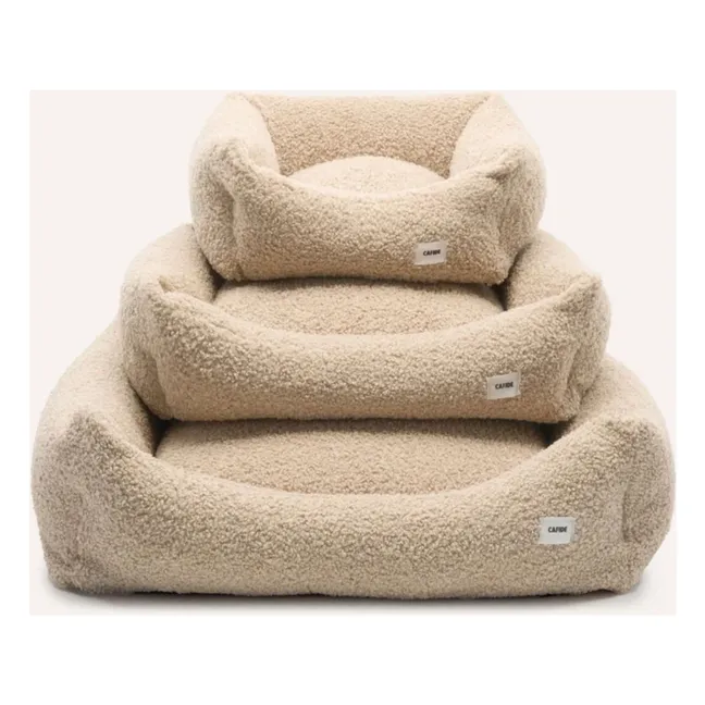 Hundekorb aus Bouclé Snozy | Beige