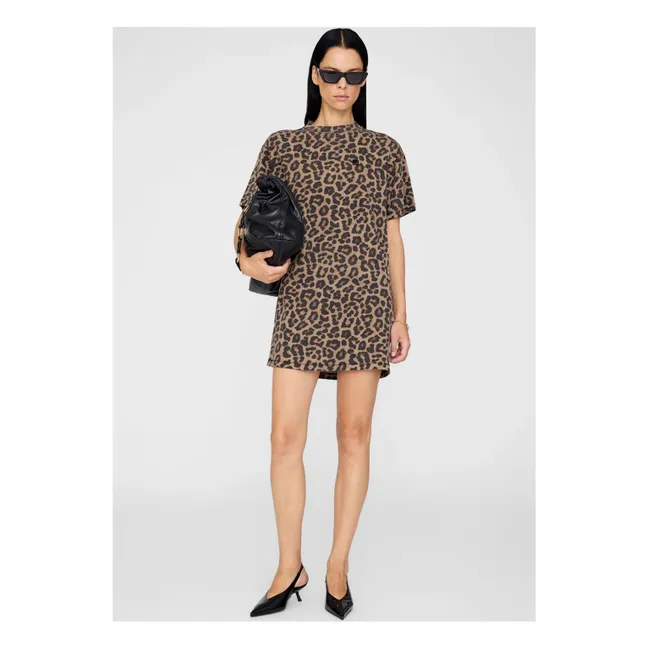 Beth Leopard Dress | Brown