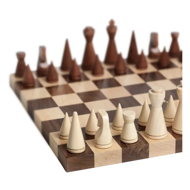 Jeu d'échecs en bois