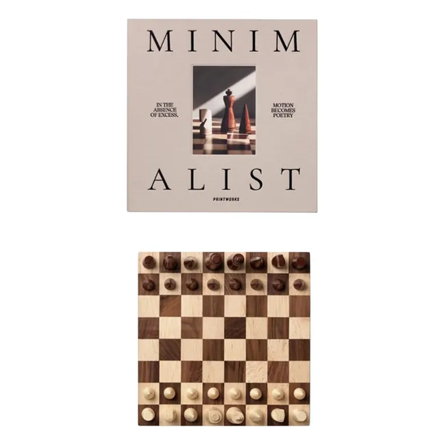 Jeu d'échecs en bois