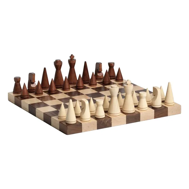 Wooden chess set