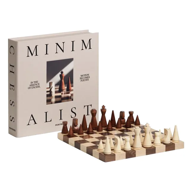 Jeu d'échecs en bois