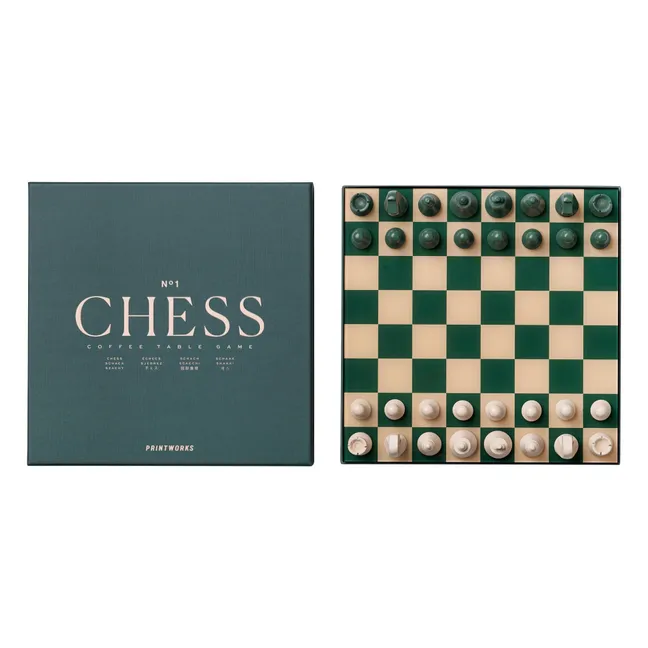 Juego de ajedrez | Verde Oscuro