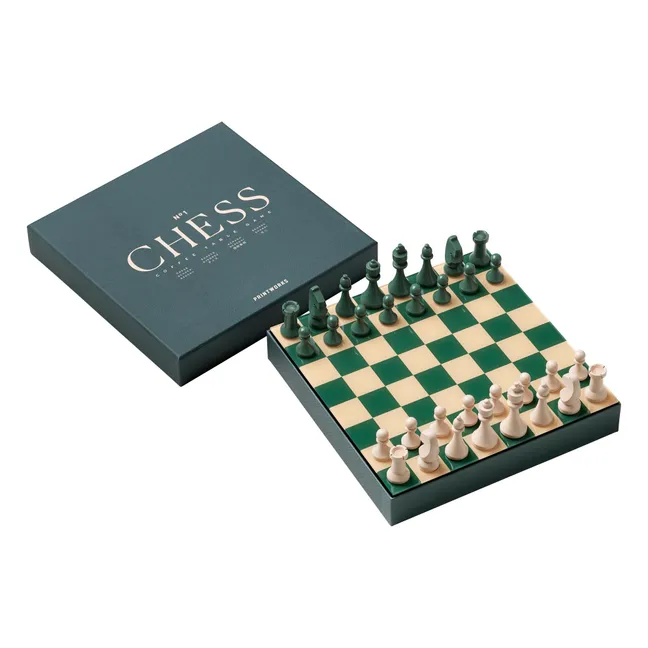 Juego de ajedrez | Verde Oscuro