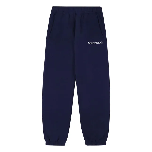 Jogger Serif Logo | Bleu marine