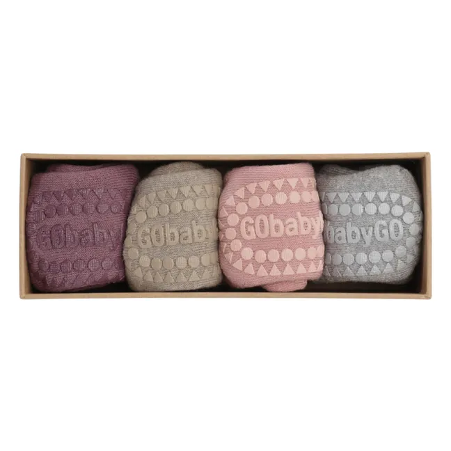 Combo Box 4 Organic Cotton Socks | Sand