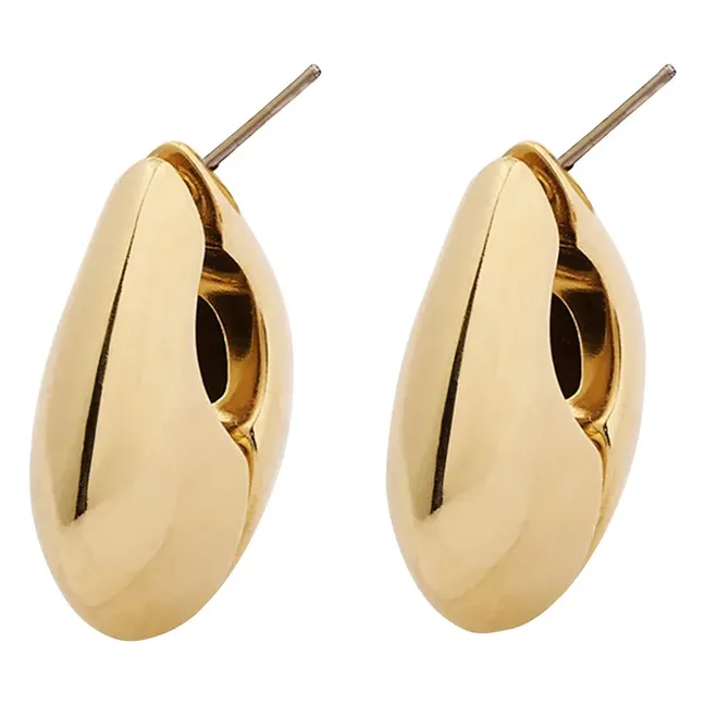 Pendientes Media Luna Pequeños | Dorado