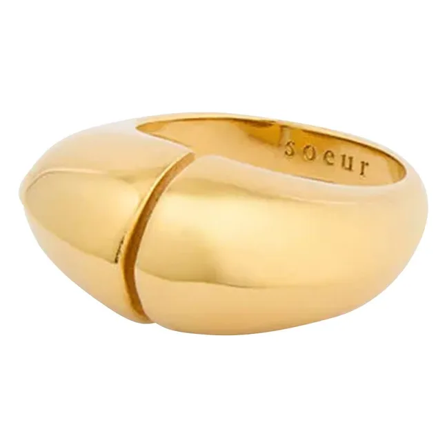 Halbmond-Ring | Gold