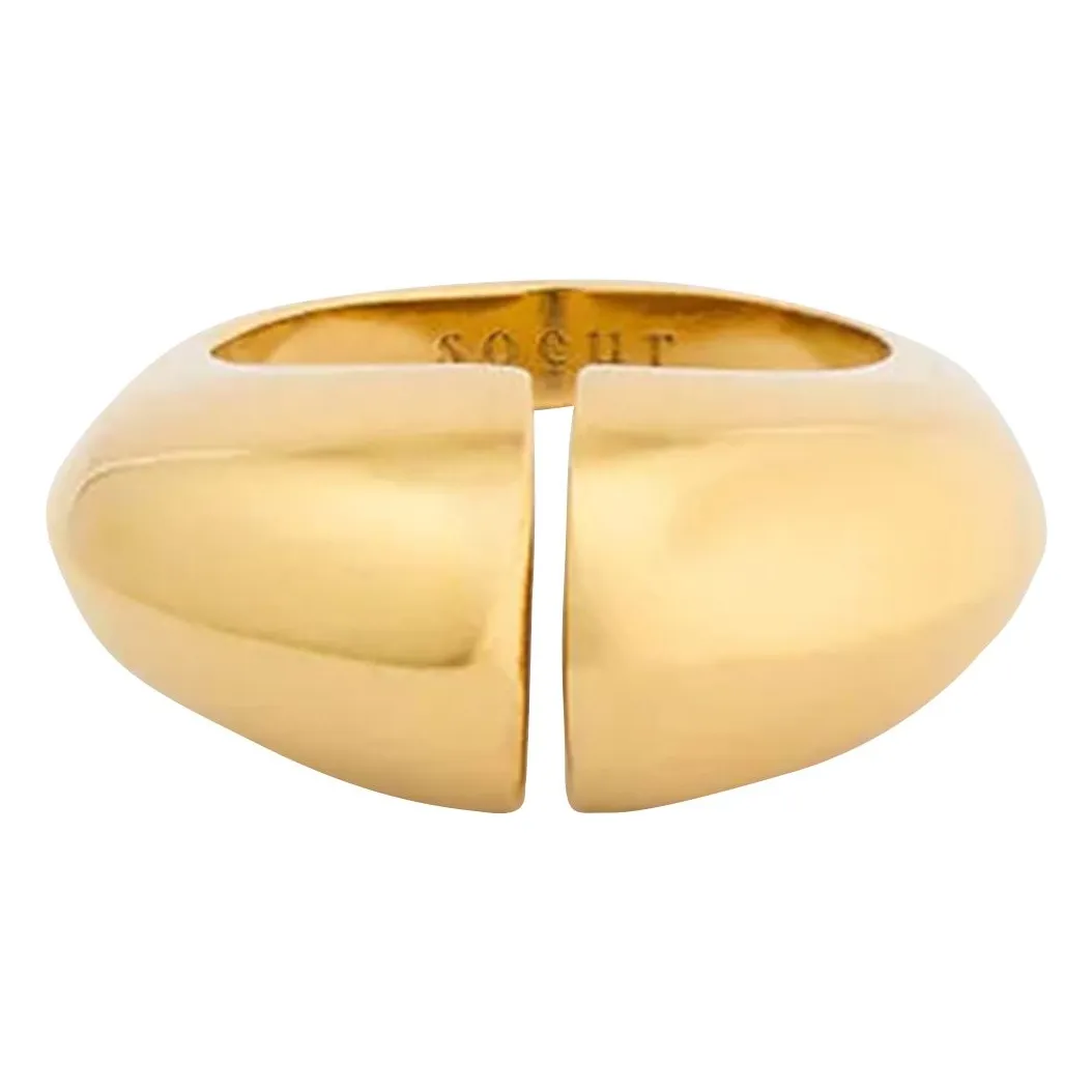 Soeur Gold Half Moon Ring