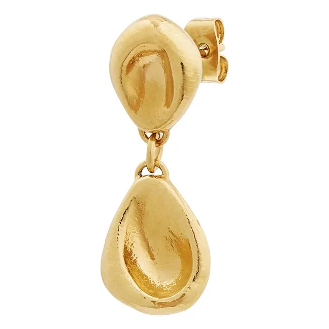 Hängende Ohrringe | Gold