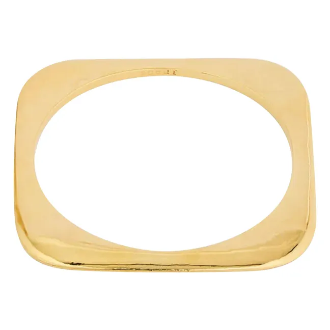 Square Flat Bracelet | Gold