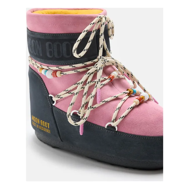 Stiefel MB x Guest in Residence Icon Low Wildleder | Rosa