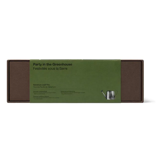 Party in the greenhouse set