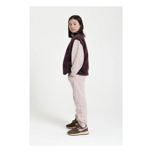 Chaqueta Sherpa sin mangas Jude | Violeta