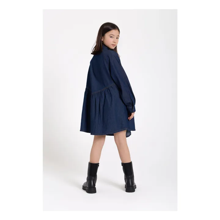 Robe Denim Shift | Denim brut- Image produit n°5