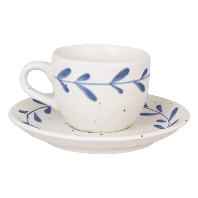 Tasse et sous-tasse Viola | Bleu