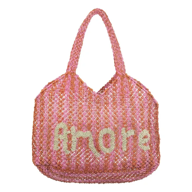 Panier Dora Amore | Rose pêche
