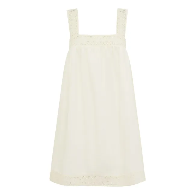 Embroidery dress | White