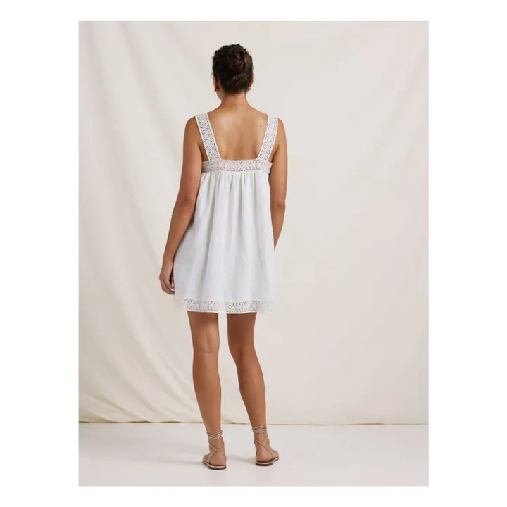 Robe Broderie | Blanc- Image produit n°2