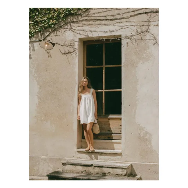 Embroidery dress | White