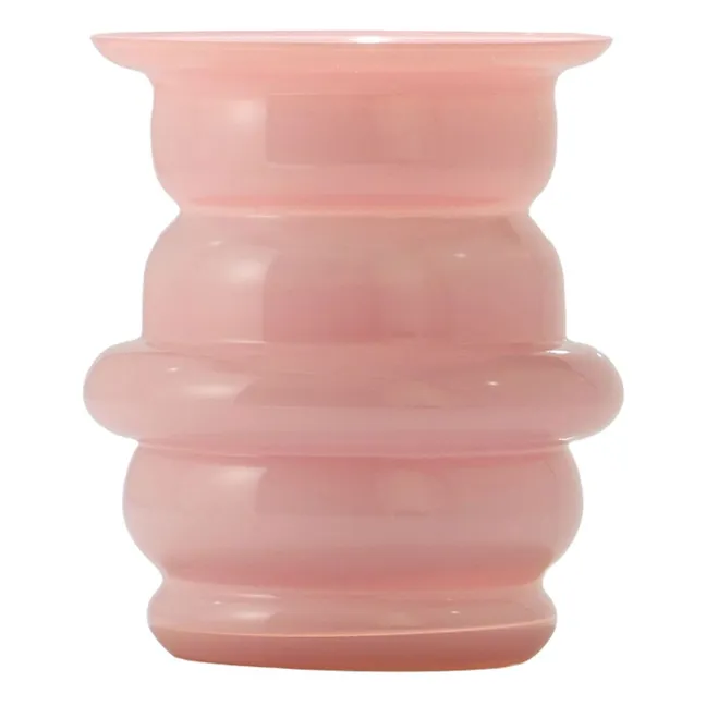 Vase en verre Dôme | Rose