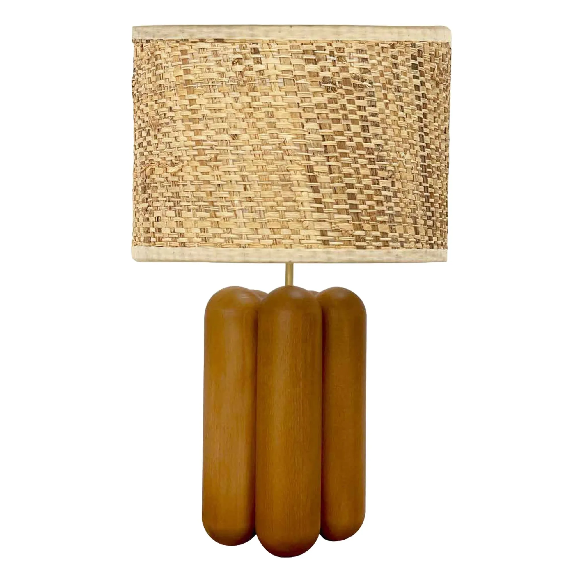 Cosin Natural Table Lamp With Raffia Shade Charlotte