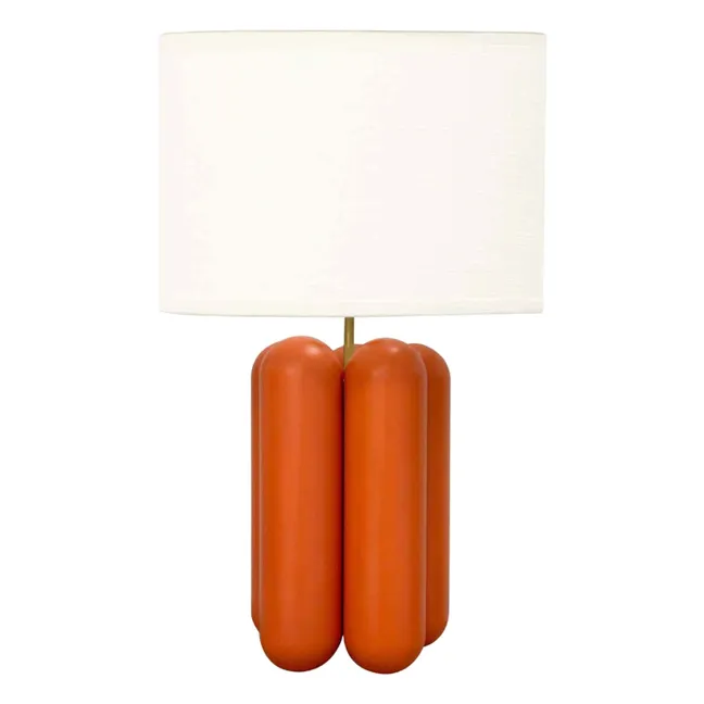 Tischlampe Charlotte | Korallenfarben
