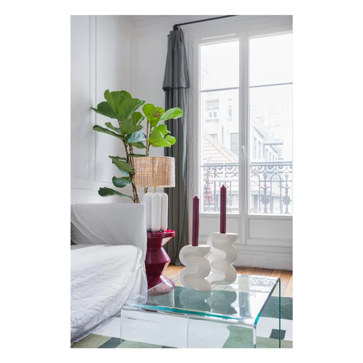 Bougeoirs Ganache - Set de 2 | Crème- Image produit n°1