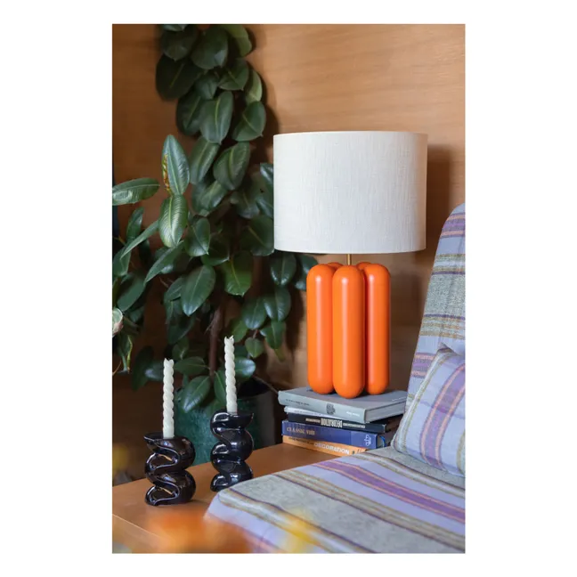 Portacandele Ganache - Set di 2 | Nero