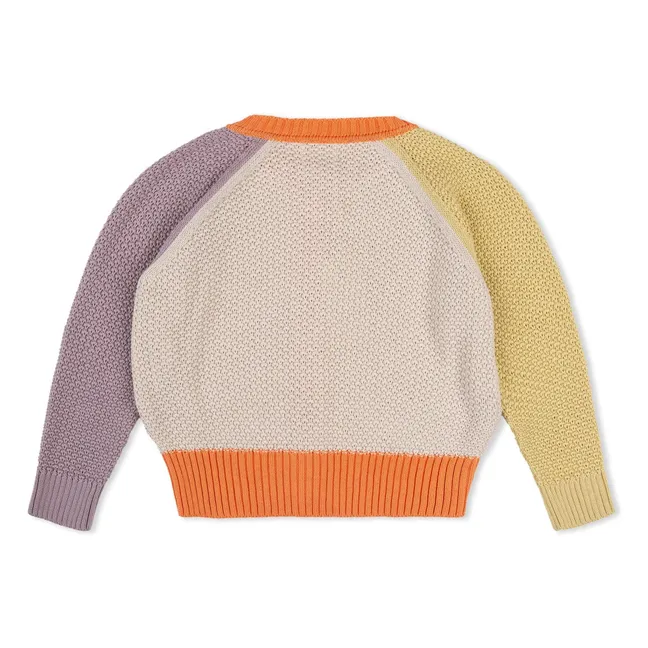 Cardigan Bloom Coton Bio | Beige