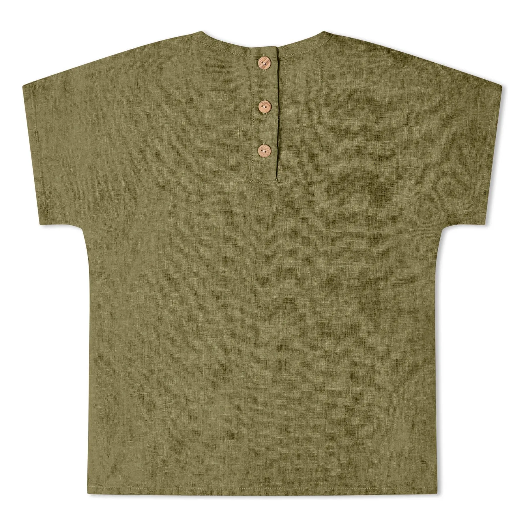 T-shirt Easy Lin | Olive- Image produit n°3