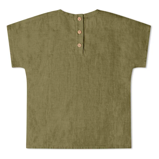 Easy Lin T-shirt | Olive