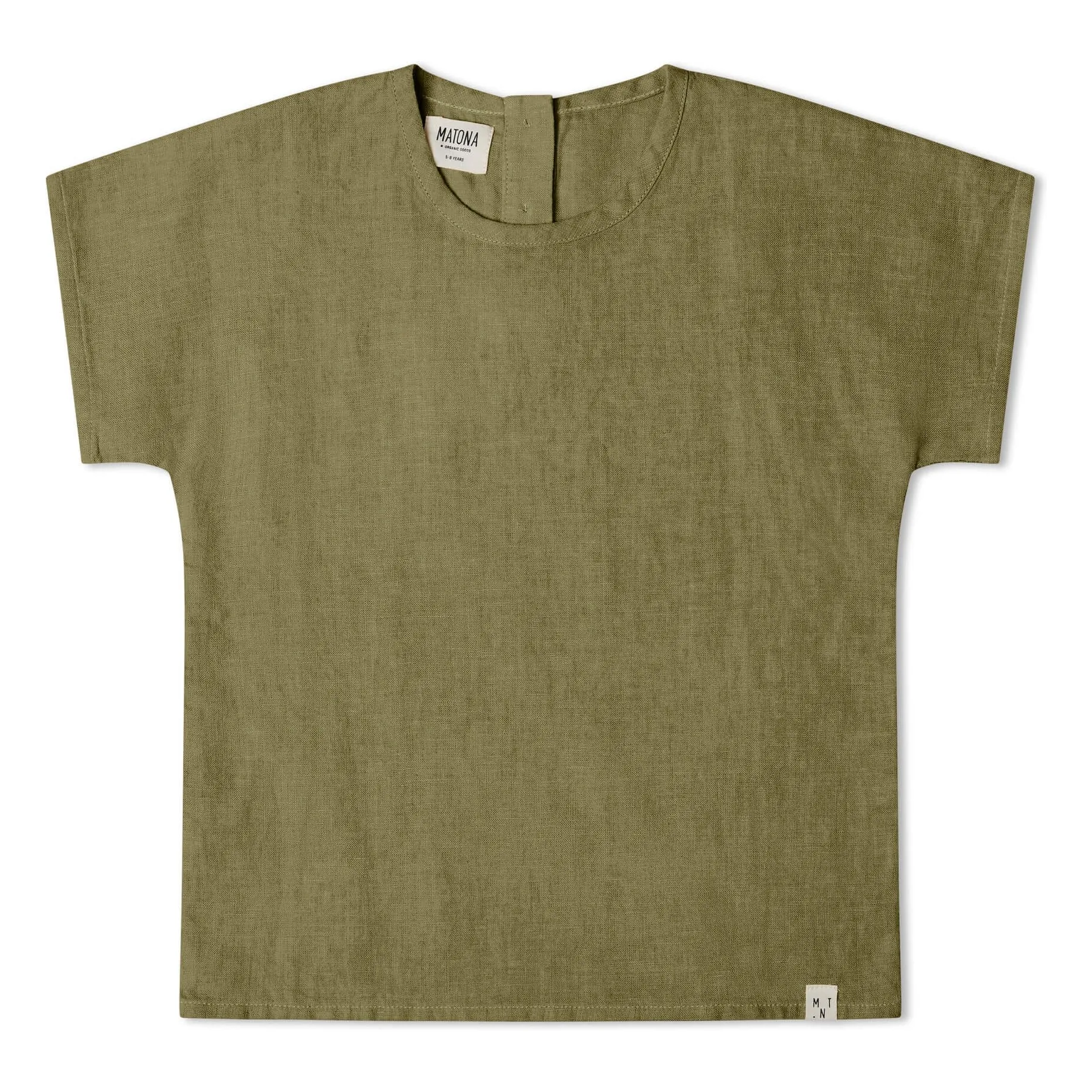 T-shirt Easy Lin | Olive- Image produit n°0