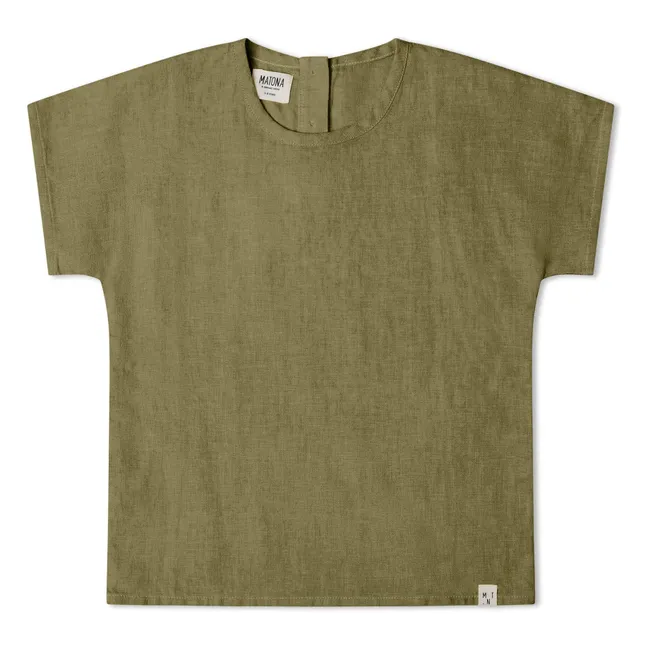 Camiseta Easy Linen | Olive