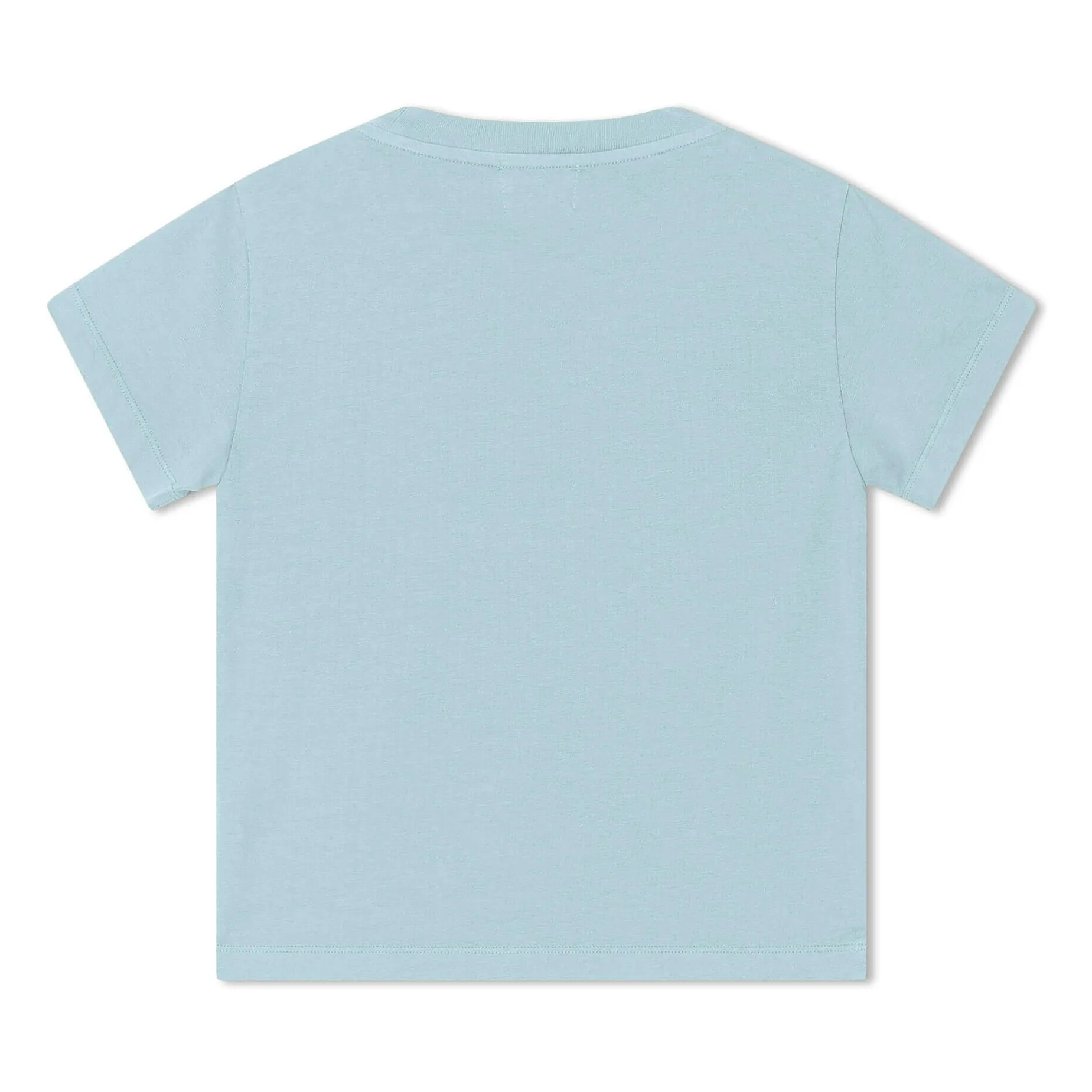 T-shirt Summer Uni Coton Bio | Bleu pâle- Image produit n°5