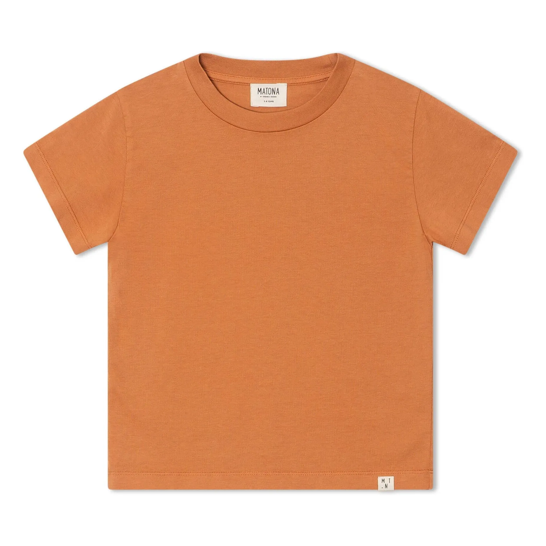 Matona Orange Summer Uni T-Shirt Organic Cotton