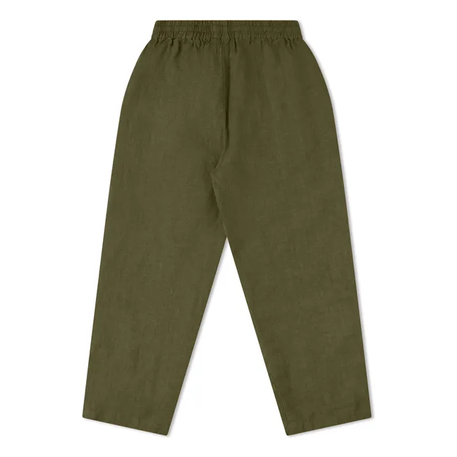 Pantalon Garden Lin | Olive