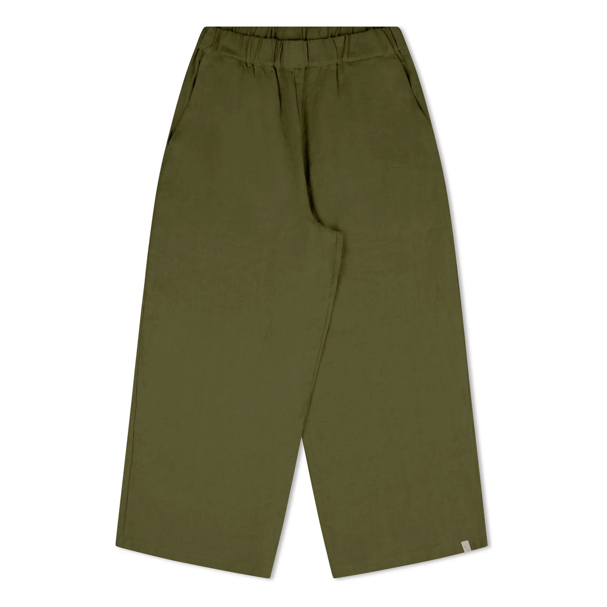 Matona Olive Linen Pants
