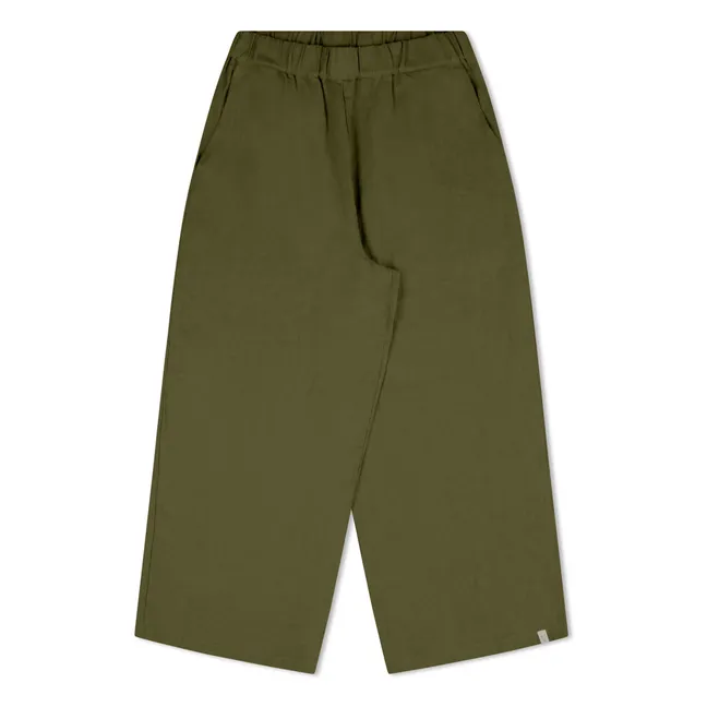 Pantalon Culotte Lin | Olive