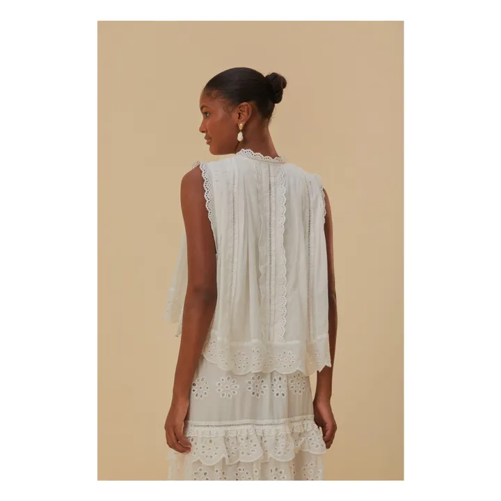 Blouse Dentelle | Blanc- Image produit n°3