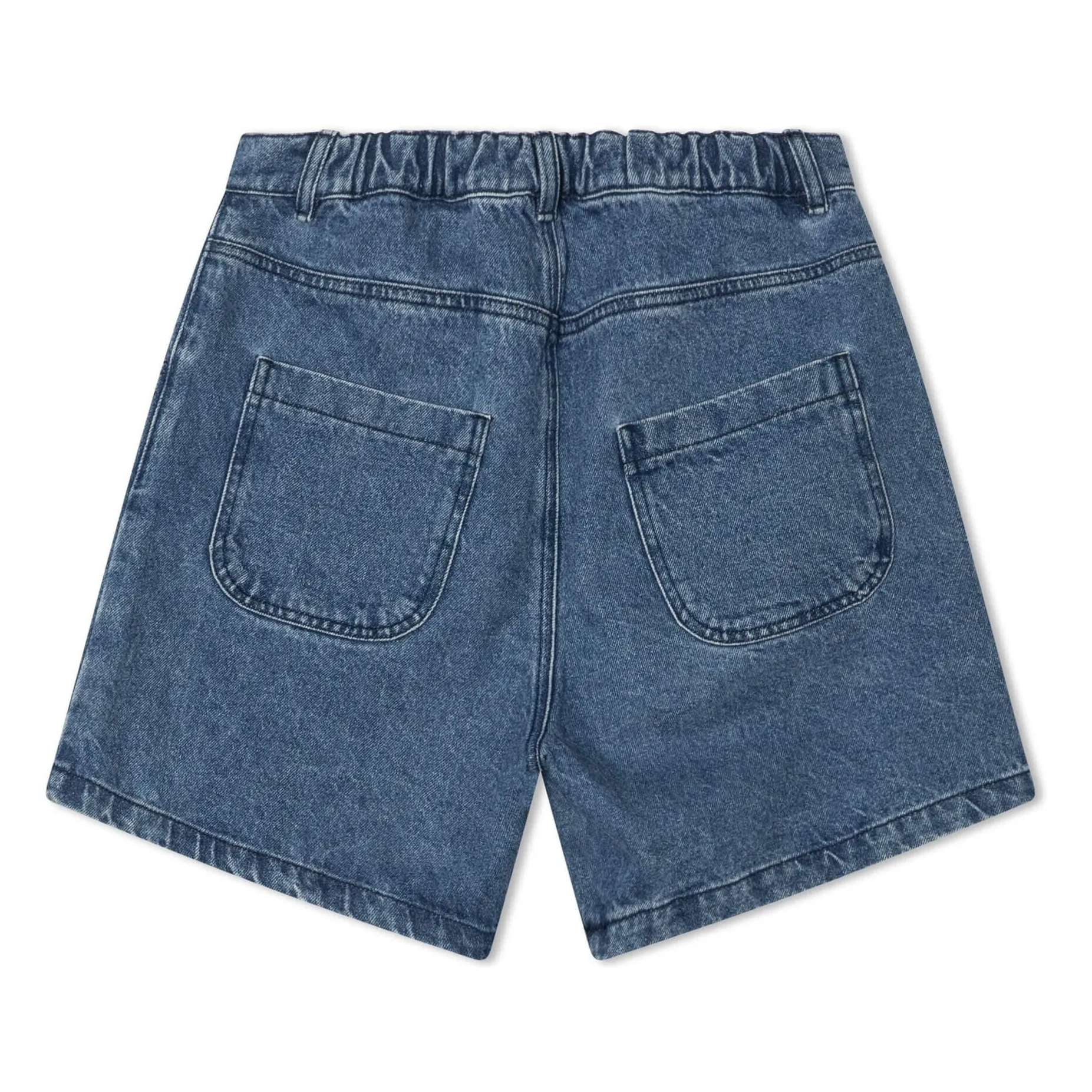 Short Denim Coton Bio | Bleu- Image produit n°3