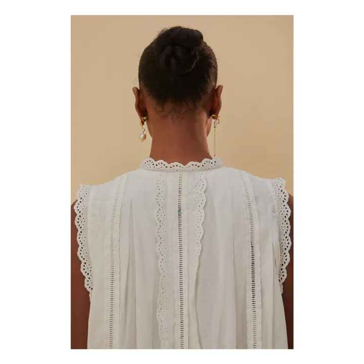 Blouse Dentelle | Blanc- Image produit n°5